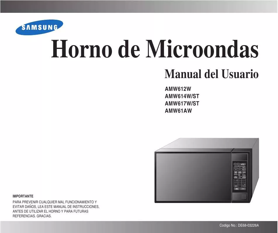 Mode d'emploi SAMSUNG AMW614W