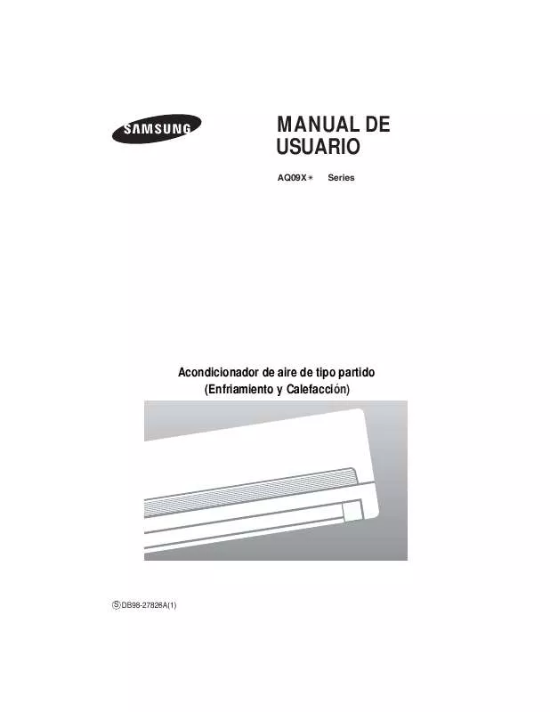 Mode d'emploi SAMSUNG AQ09XAN