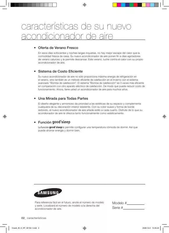 Mode d'emploi SAMSUNG AQ12EBAN