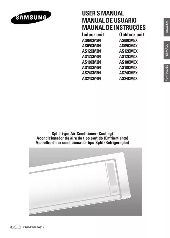 Mode d'emploi SAMSUNG AS12CM3-XAP