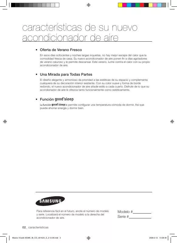 Mode d'emploi SAMSUNG AS18EBAN