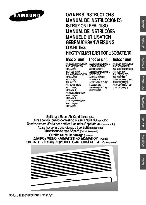 Mode d'emploi SAMSUNG AS24A6RBD