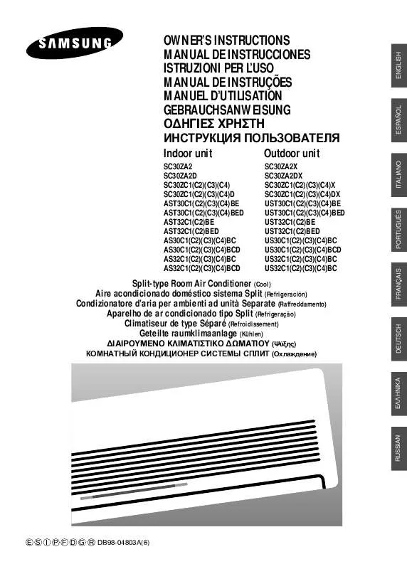 Mode d'emploi SAMSUNG AS30C2BC