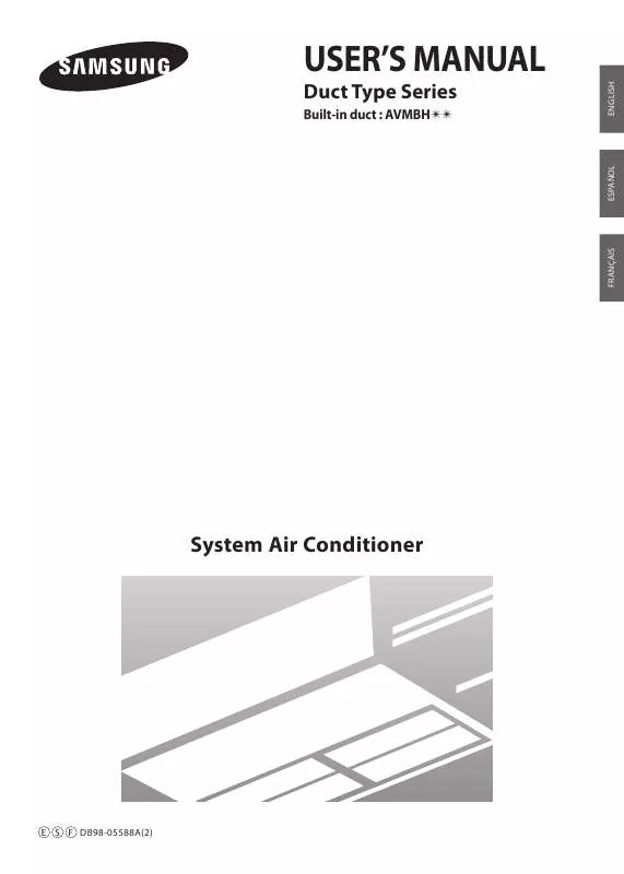 Mode d'emploi SAMSUNG AV-MBH032CA0