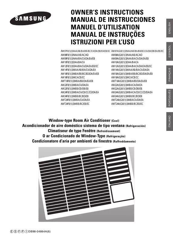 Mode d'emploi SAMSUNG AW07A0SA