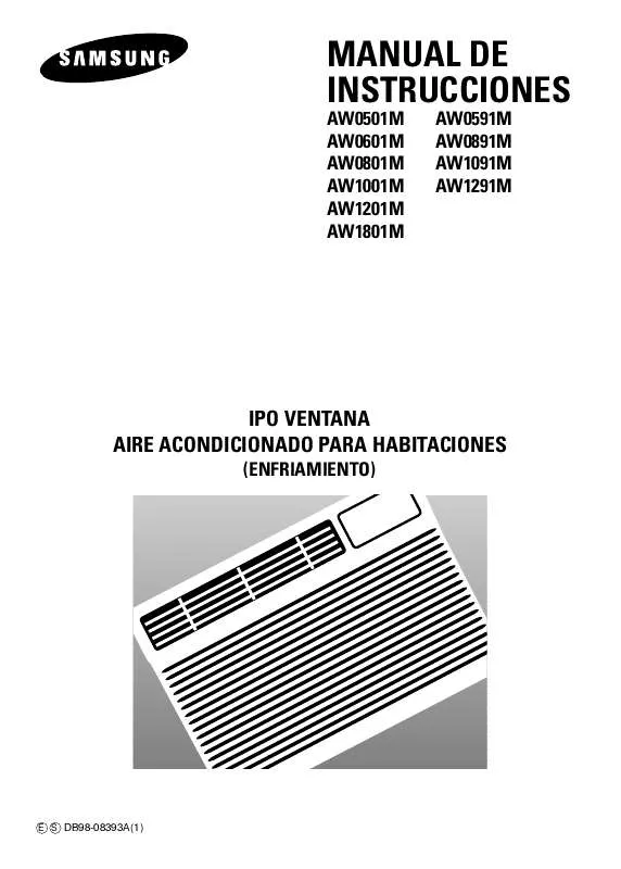 Mode d'emploi SAMSUNG AW1091M