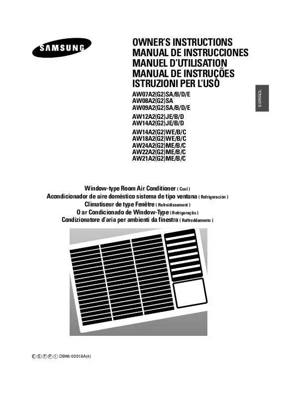 Mode d'emploi SAMSUNG AW12A2JB