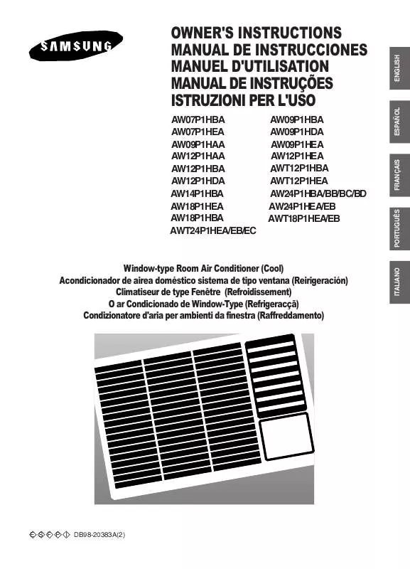 Mode d'emploi SAMSUNG AW12P1HEA-XAP