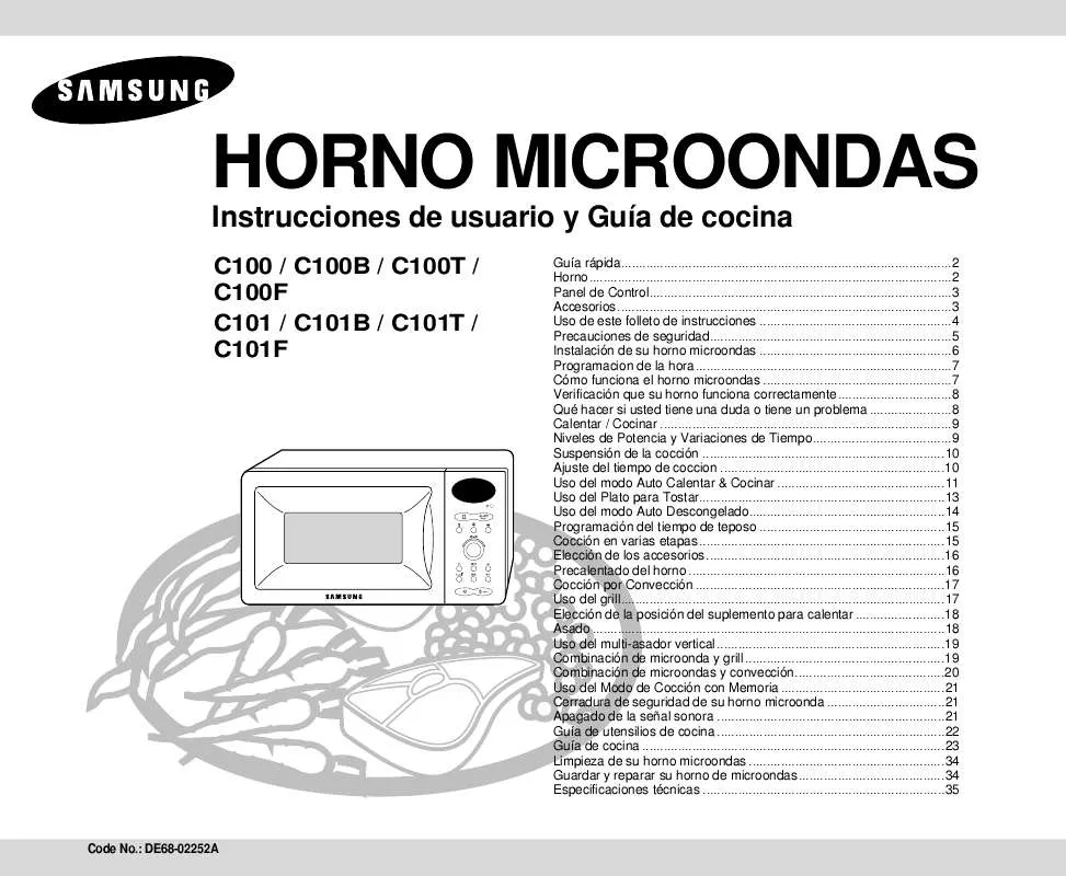 Mode d'emploi SAMSUNG C100