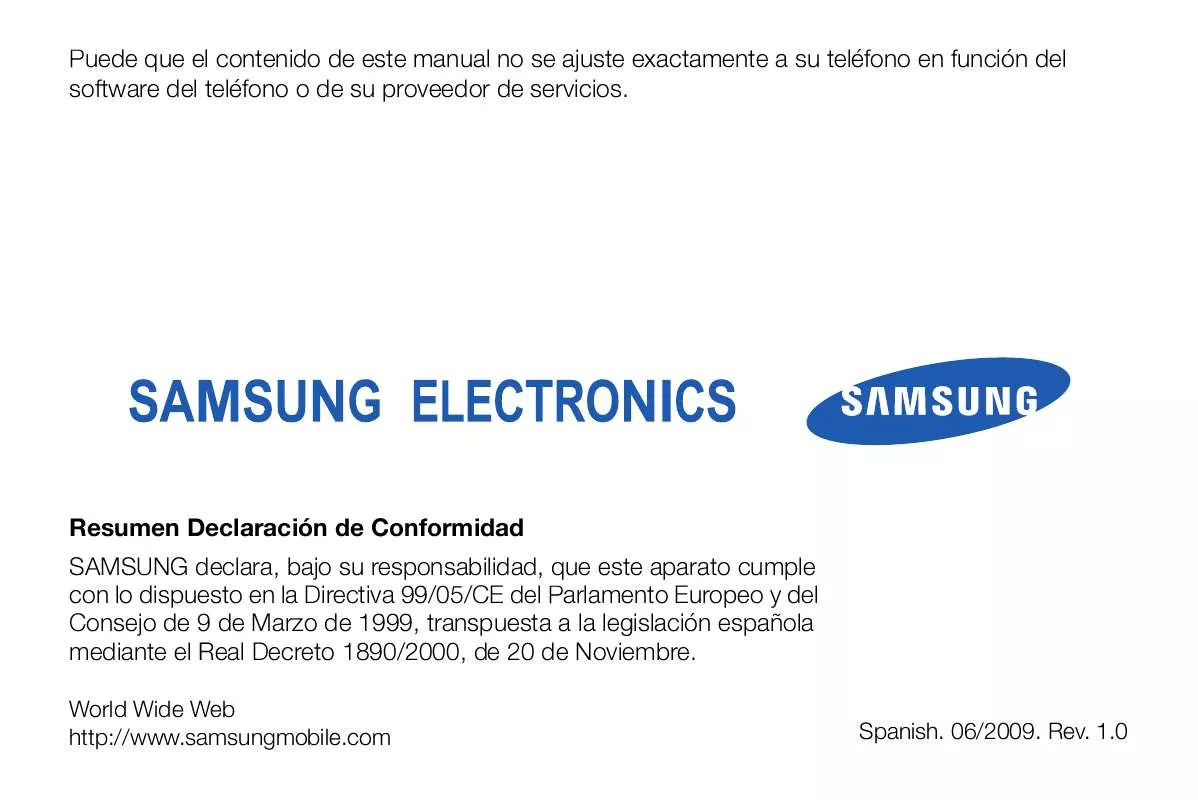 Mode d'emploi SAMSUNG C6625