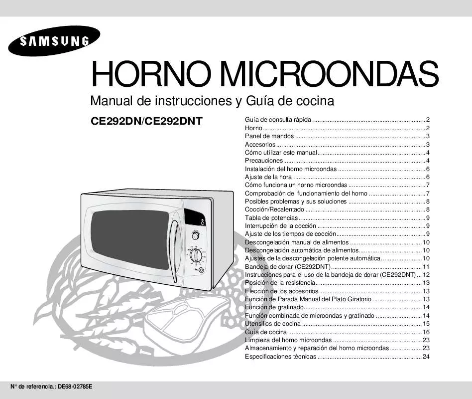 Mode d'emploi SAMSUNG CE292DN