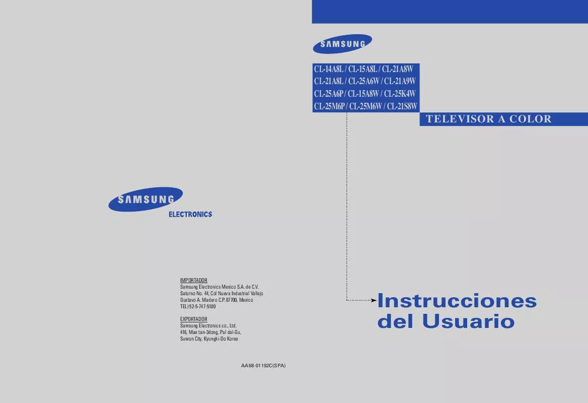 Mode d'emploi SAMSUNG CL-25A6W