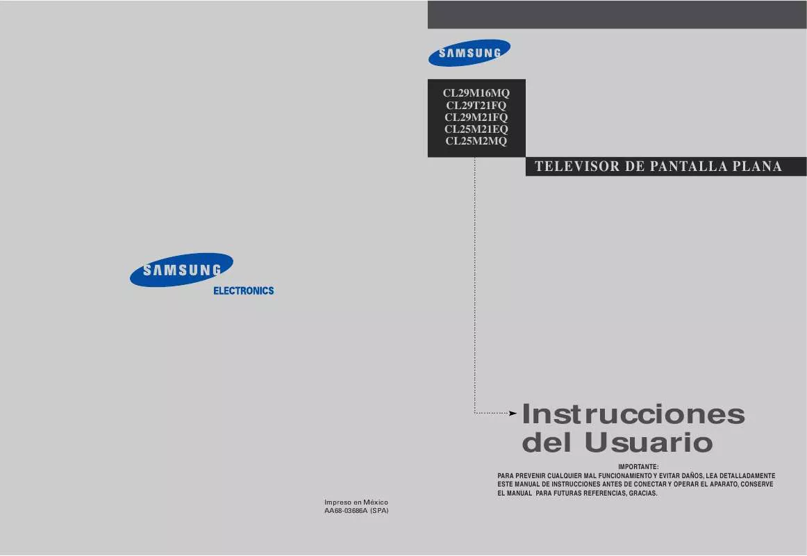 Mode d'emploi SAMSUNG CL-25M21EQ