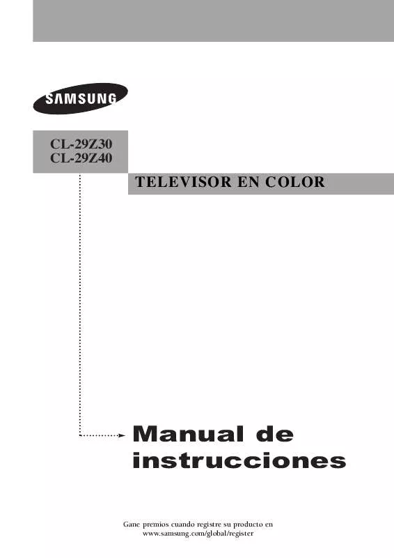 Mode d'emploi SAMSUNG CL-29Z30MQ