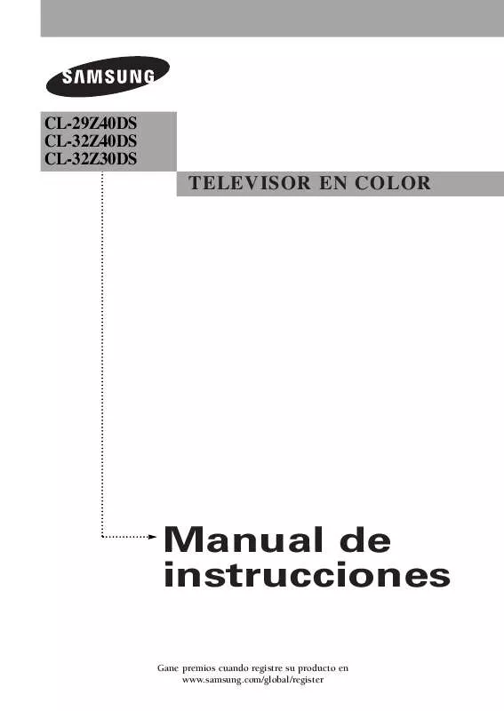 Mode d'emploi SAMSUNG CL-29Z40DS