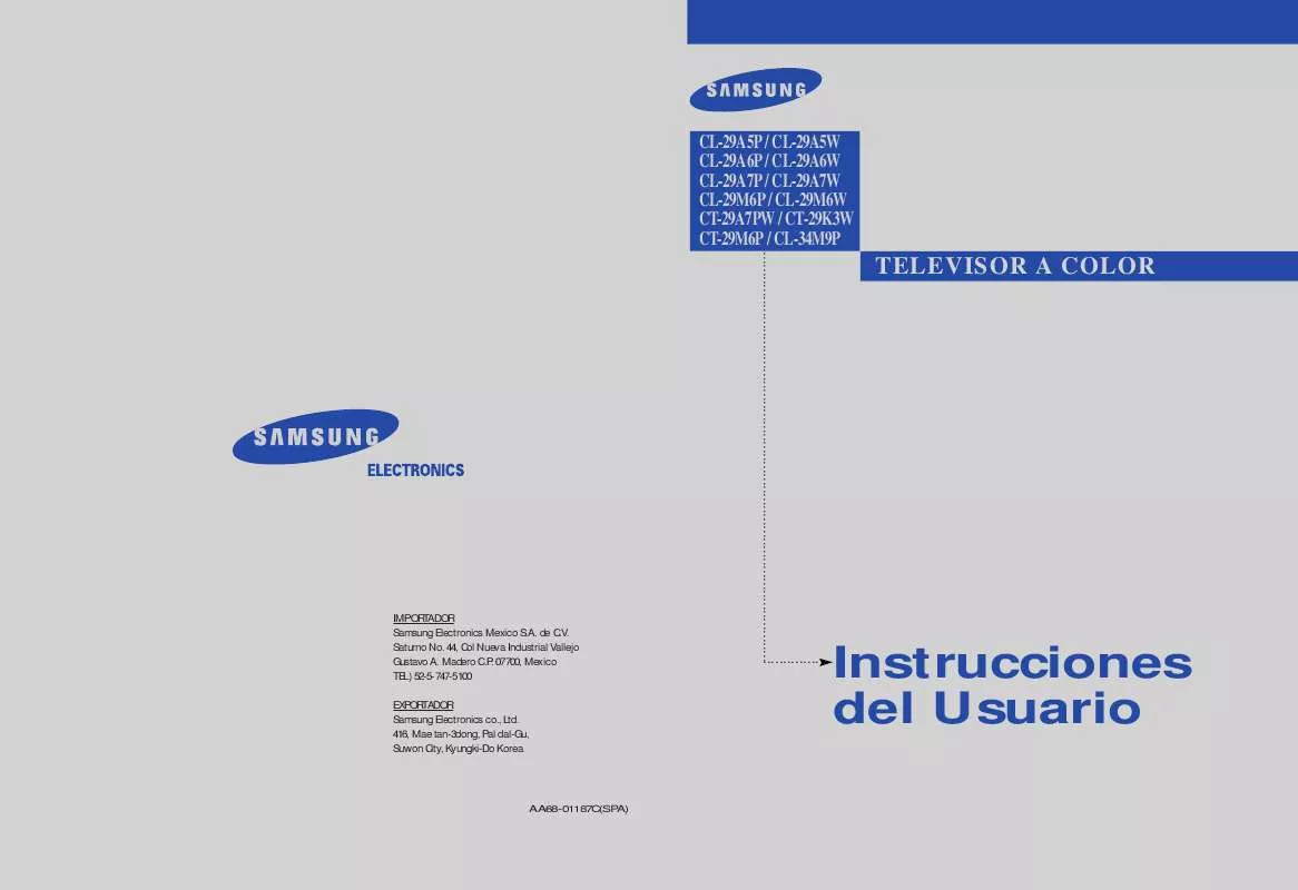 Mode d'emploi SAMSUNG CL-34M9P