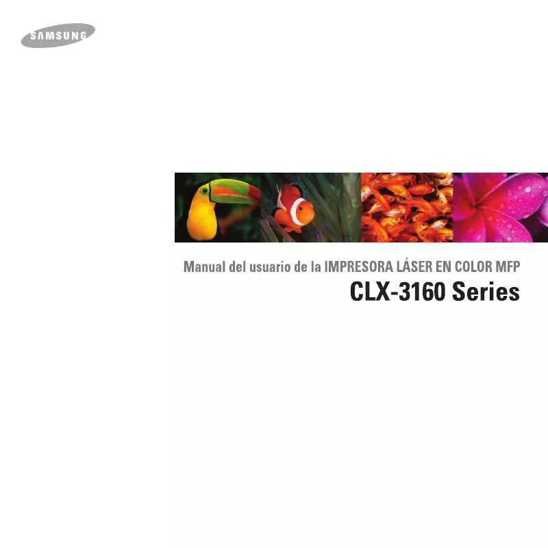 Mode d'emploi SAMSUNG CLX-3160FN