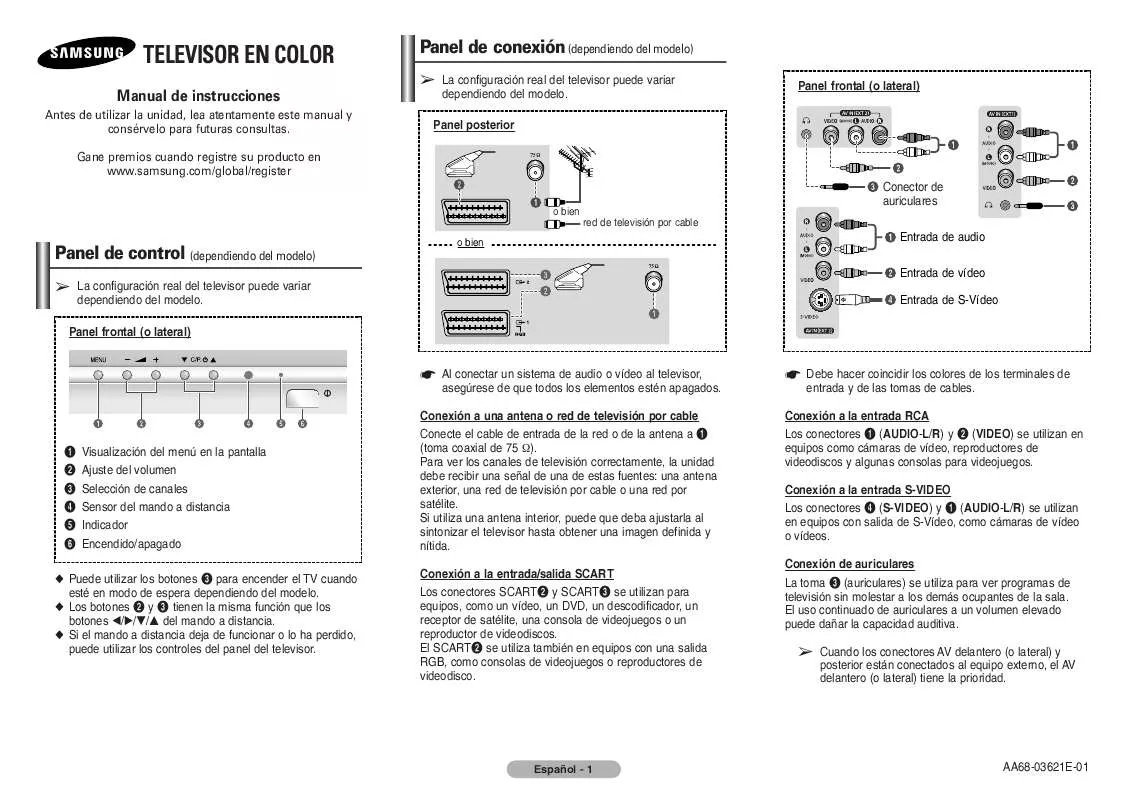 Mode d'emploi SAMSUNG CW-21M023N