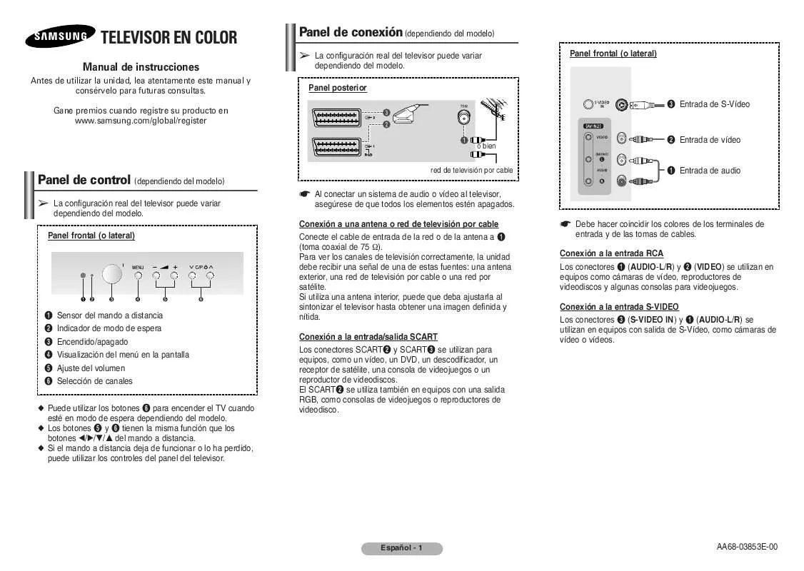 Mode d'emploi SAMSUNG CW-29Z404N