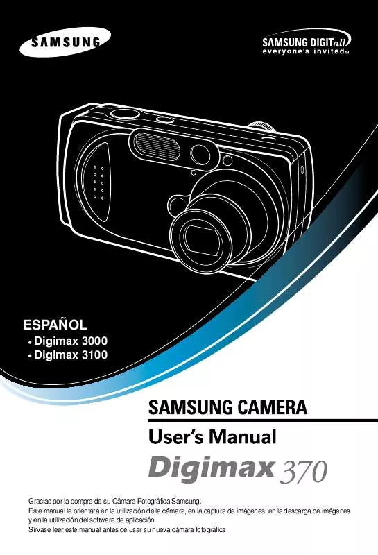 Mode d'emploi SAMSUNG DIGIMAX3000