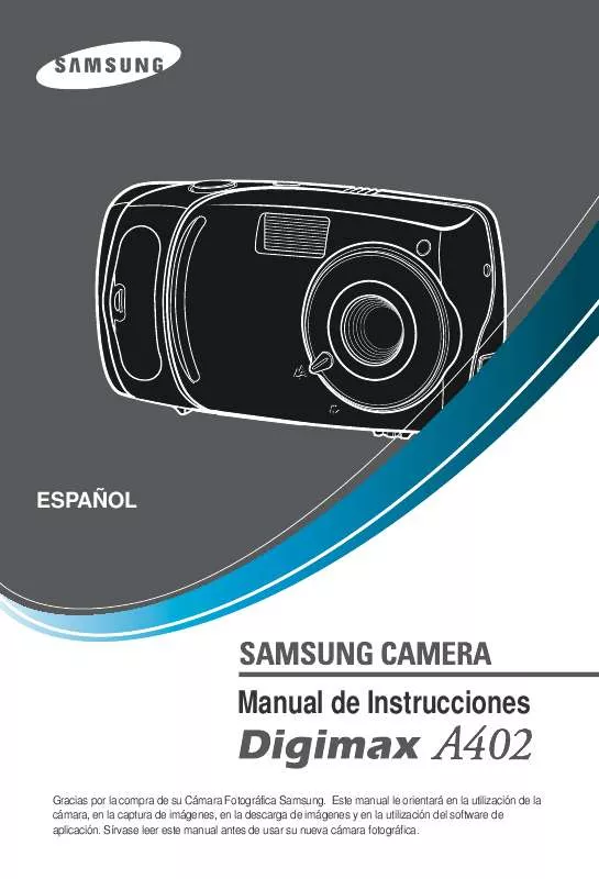 Mode d'emploi SAMSUNG DIGIMAXA402