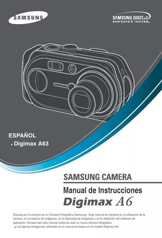 Mode d'emploi SAMSUNG DIGIMAXA6