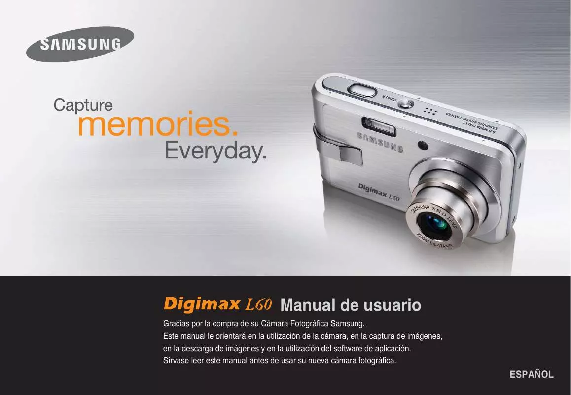 Mode d'emploi SAMSUNG DIGIMAXL60