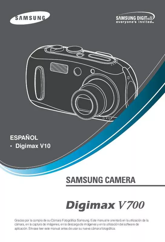 Mode d'emploi SAMSUNG DIGIMAXV700