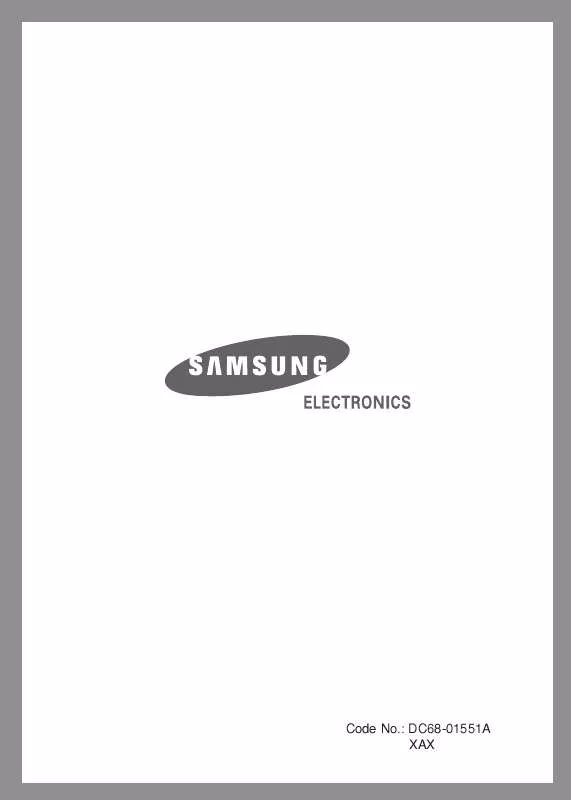 Mode d'emploi SAMSUNG DV4006