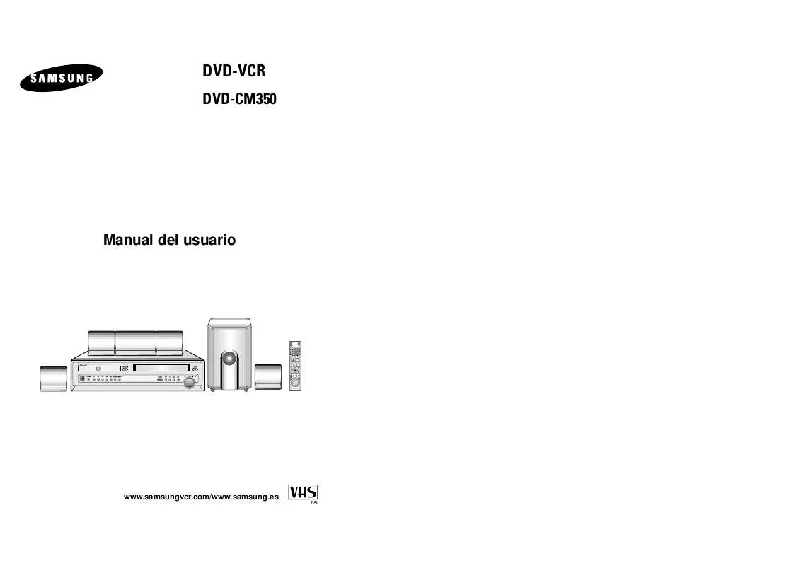 Mode d'emploi SAMSUNG DVD-CM350