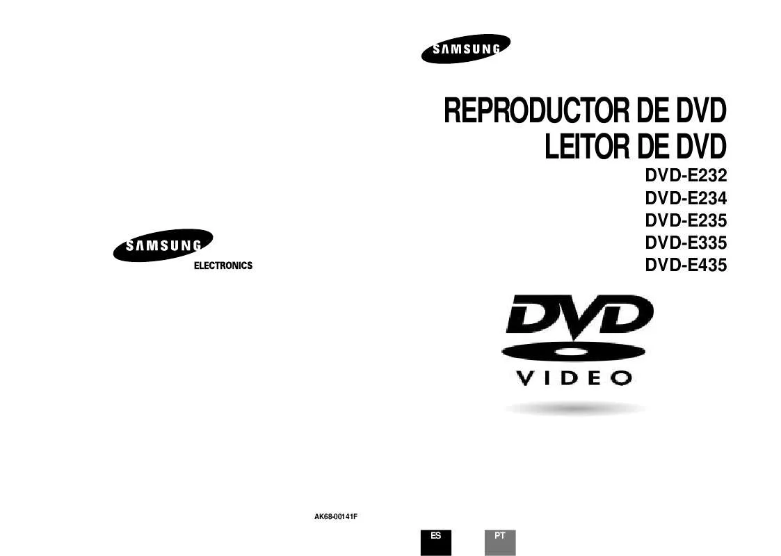 Mode d'emploi SAMSUNG DVD-E232