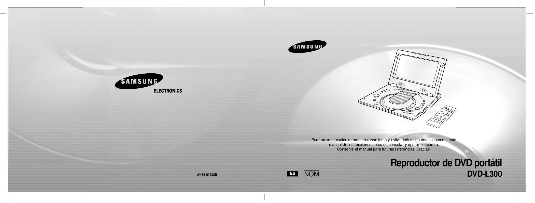 Mode d'emploi SAMSUNG DVD-L300