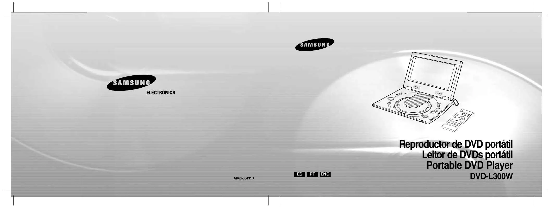 Mode d'emploi SAMSUNG DVD-L300W