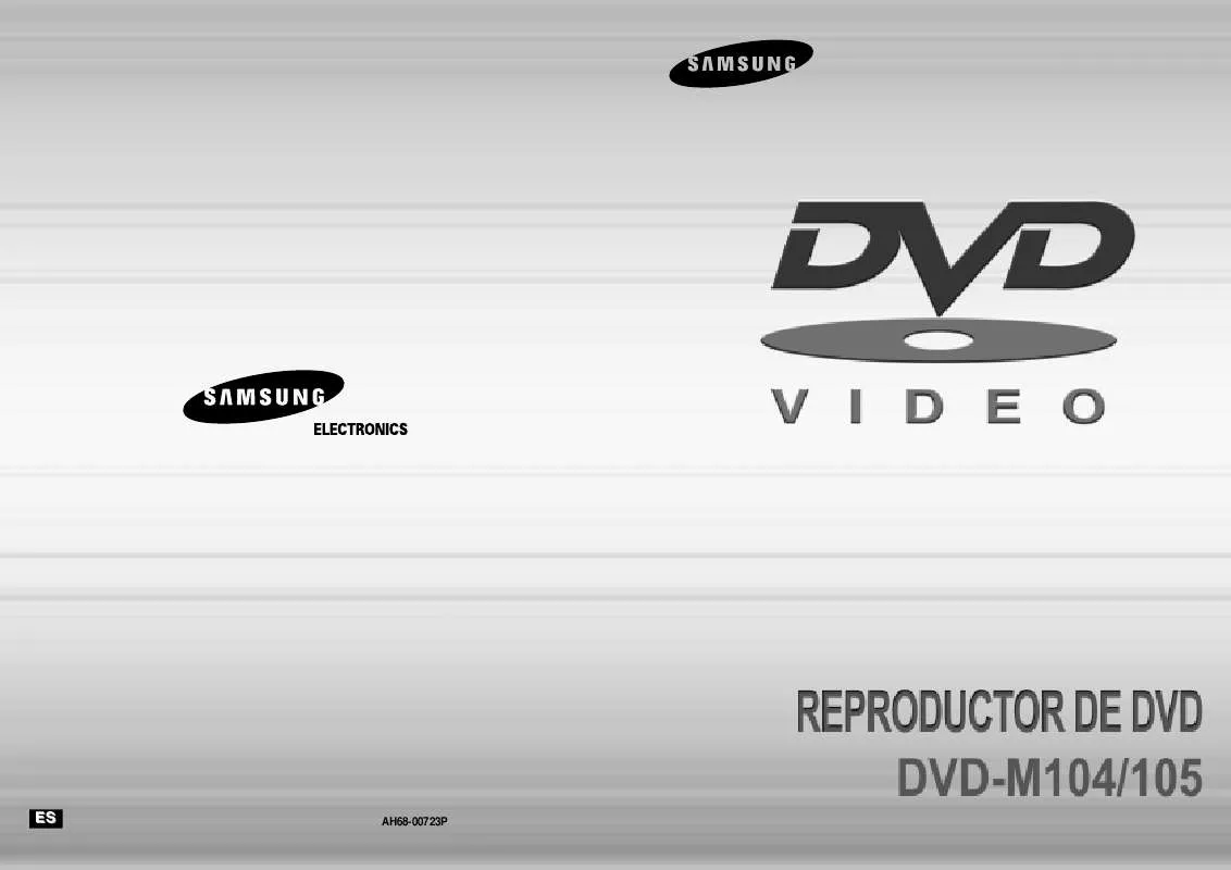 Mode d'emploi SAMSUNG DVD-M105E/XEC