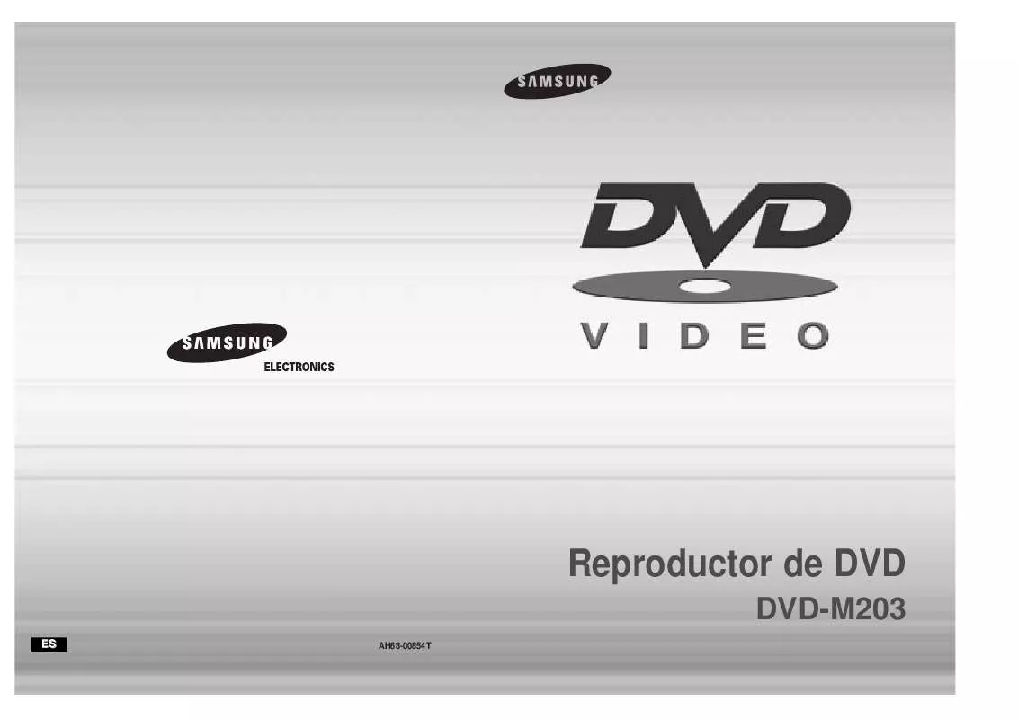 Mode d'emploi SAMSUNG DVD-M203-XAX