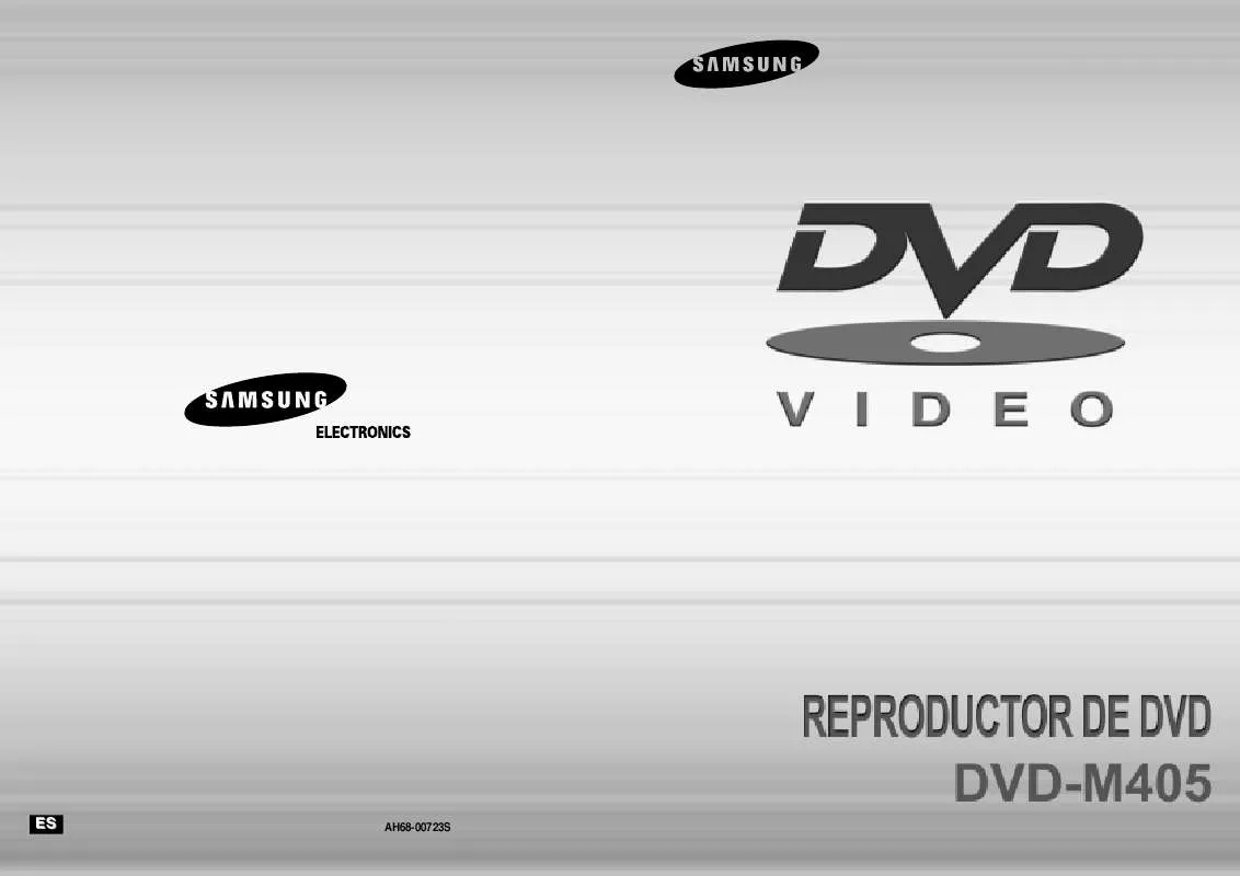 Mode d'emploi SAMSUNG DVD-M405/XEC