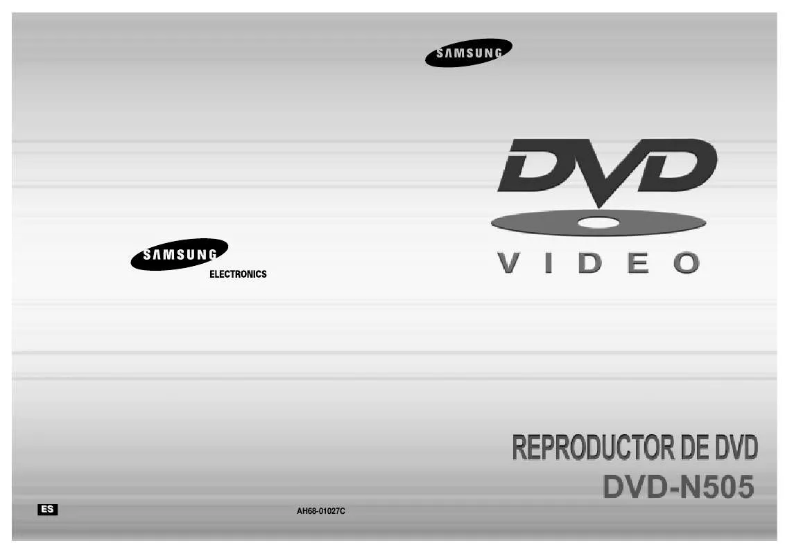 Mode d'emploi SAMSUNG DVD-N505