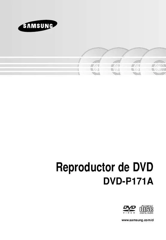 Mode d'emploi SAMSUNG DVD-P171A