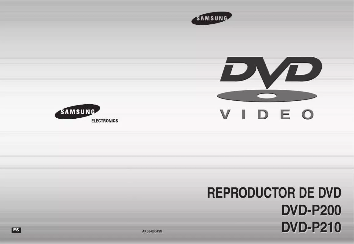 Mode d'emploi SAMSUNG DVD-P210