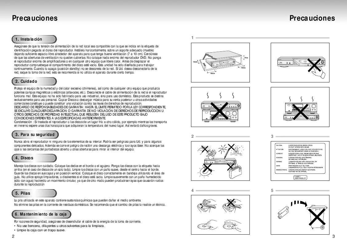 Mode d'emploi SAMSUNG DVD-P423