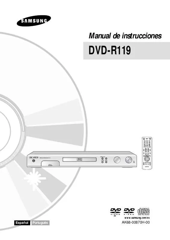 Mode d'emploi SAMSUNG DVD-R119