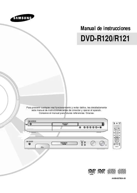 Mode d'emploi SAMSUNG DVD-R120