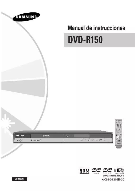 Mode d'emploi SAMSUNG DVD-R150