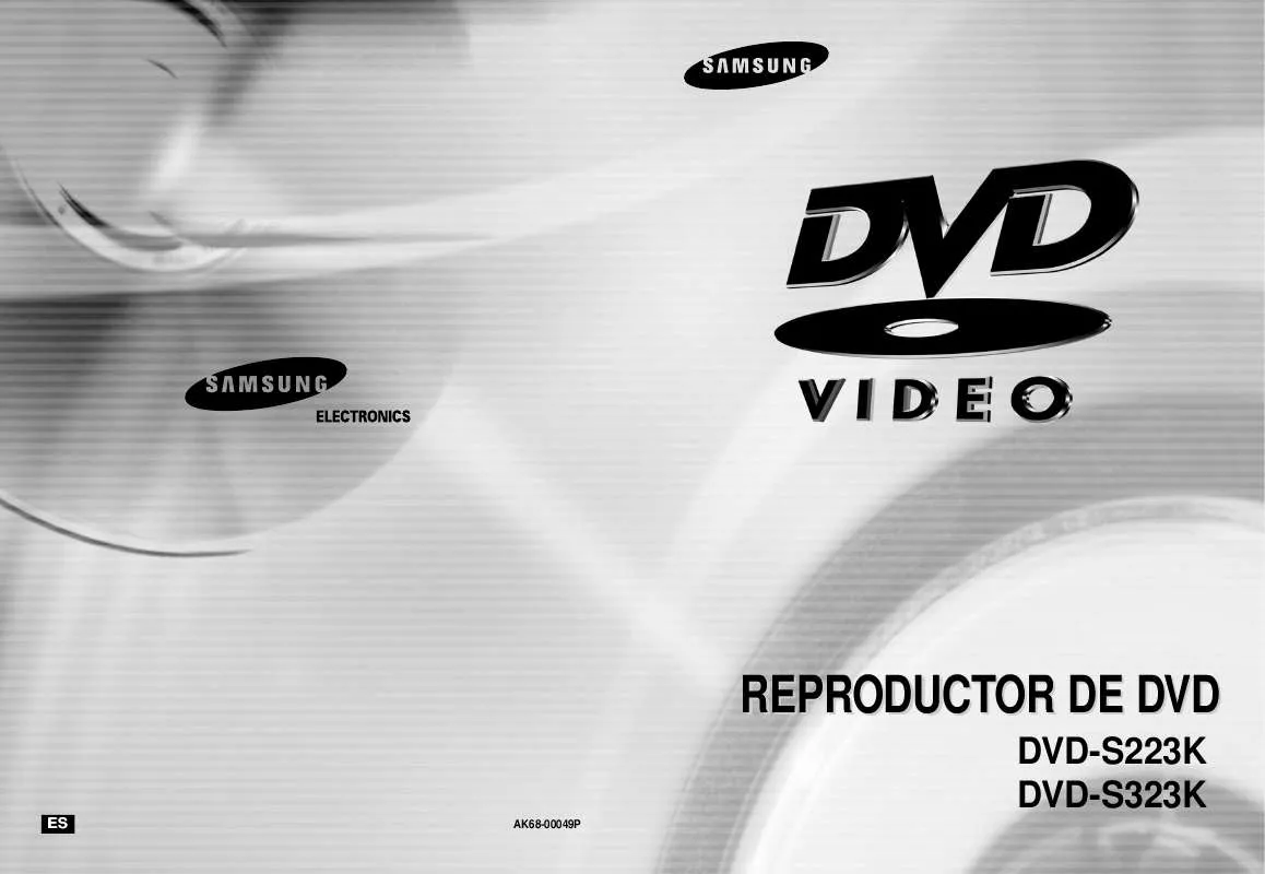 Mode d'emploi SAMSUNG DVD-S223K