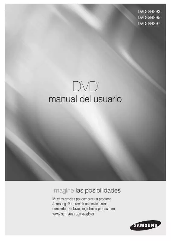 Mode d'emploi SAMSUNG DVD-SH893A/XEC