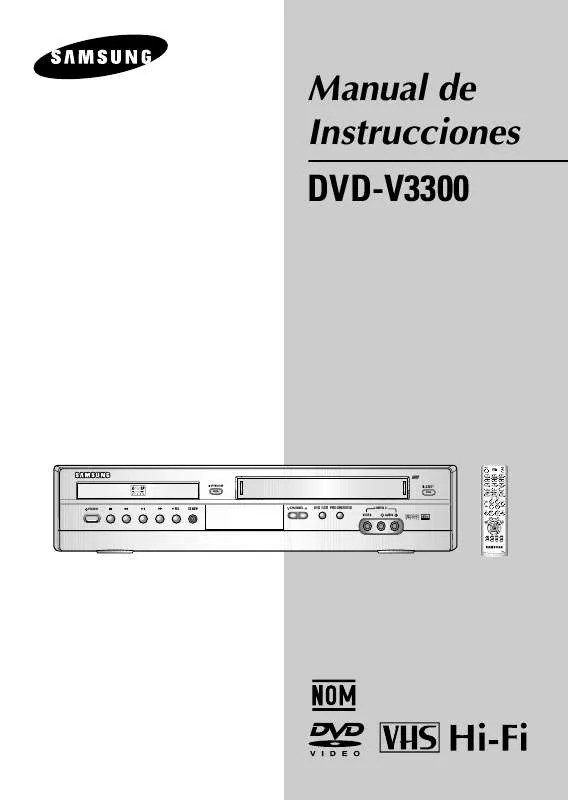 Mode d'emploi SAMSUNG DVD-V3300