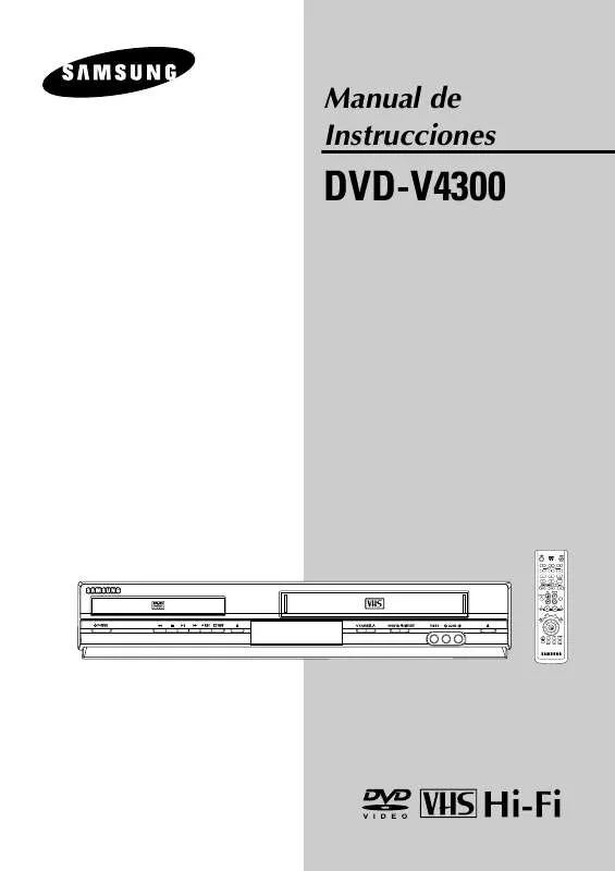 Mode d'emploi SAMSUNG DVD-V4300