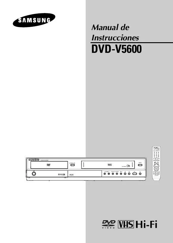 Mode d'emploi SAMSUNG DVD-V5600