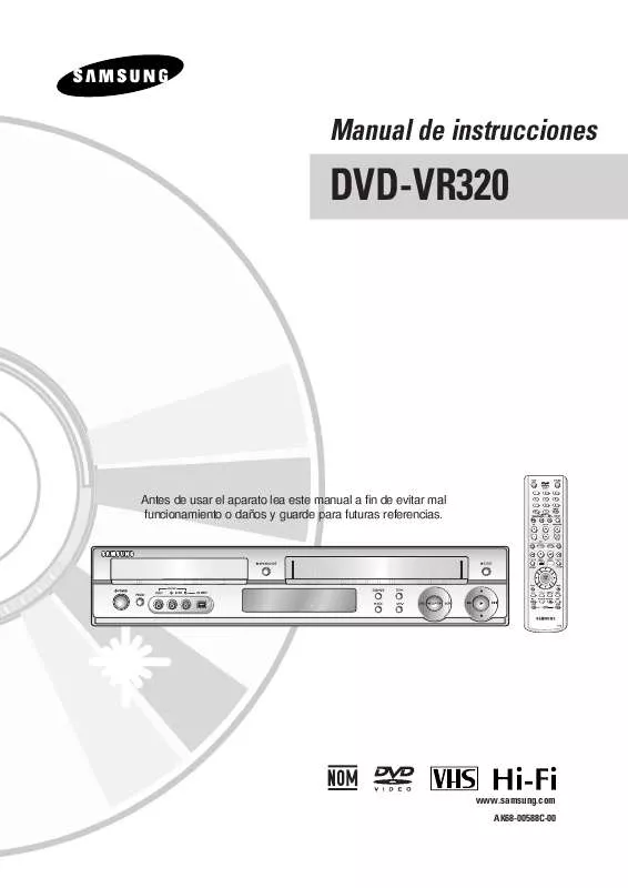 Mode d'emploi SAMSUNG DVD-VR320