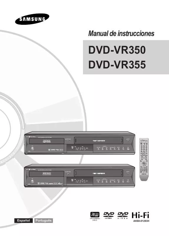 Mode d'emploi SAMSUNG DVD-VR355